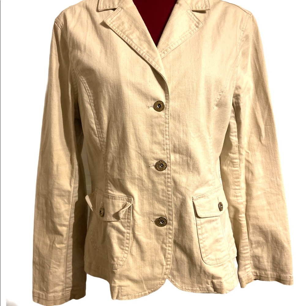 Lady Hathaway Jackets & Coats Khaki Blazer Tan